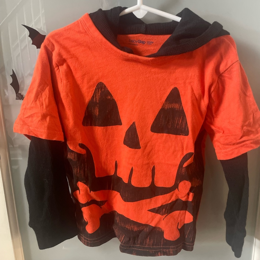 GAP Jack-O-Lantern Hoodie T-shirt VGUC Smoke Free Home Perfect for Halloween